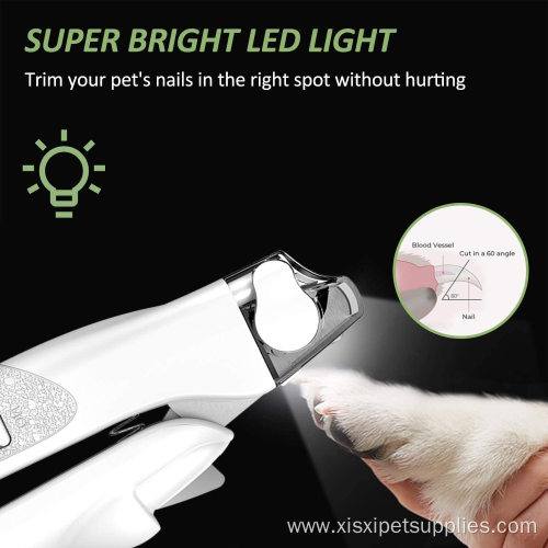 Nail Clippers with Light File Bloodline Safety Guard